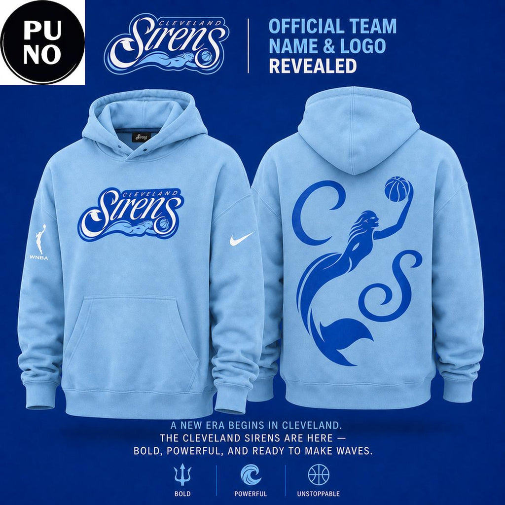 Cleveland Sirens 2026 New Logo Hoodie T-Shirt