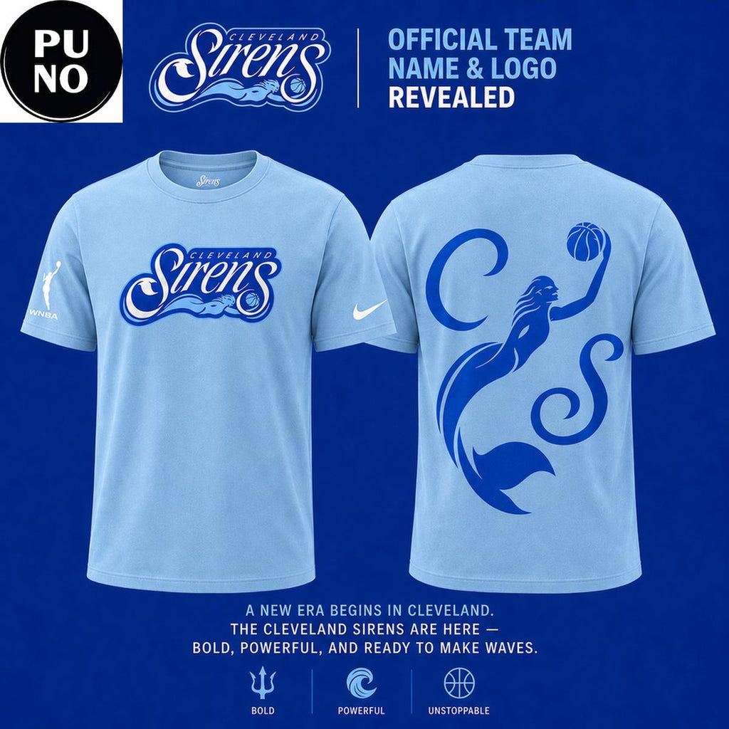 Cleveland Sirens 2026 New Logo Hoodie T-Shirt