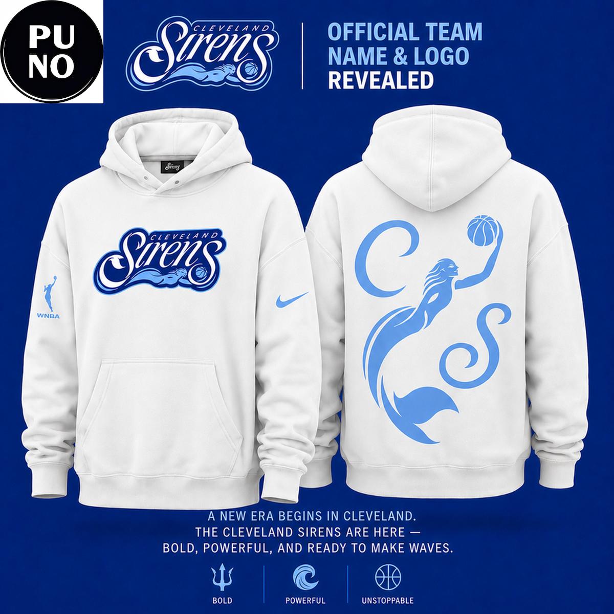 Cleveland Sirens 2026 New Logo Hoodie T-Shirt