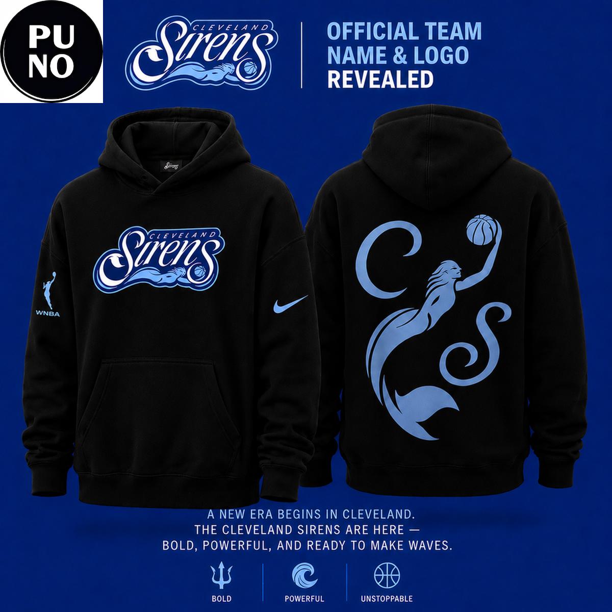 Cleveland Sirens 2026 New Logo Hoodie T-Shirt