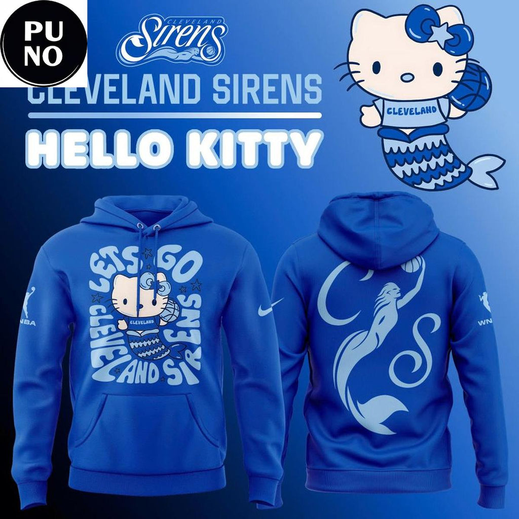Cleveland Sirens x Hello Kitty Mermaid 2026 Hoodie T-Shirt