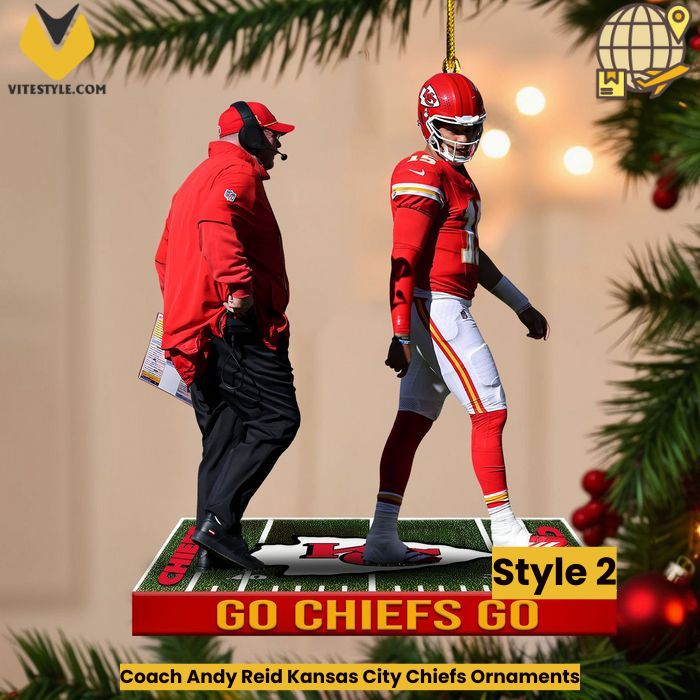 Coach Andy Reid Kansas City Chiefs Ornaments
