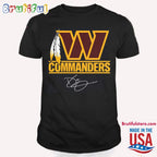 Coach Dan Quinn Washington Commanders Signature T Shirt