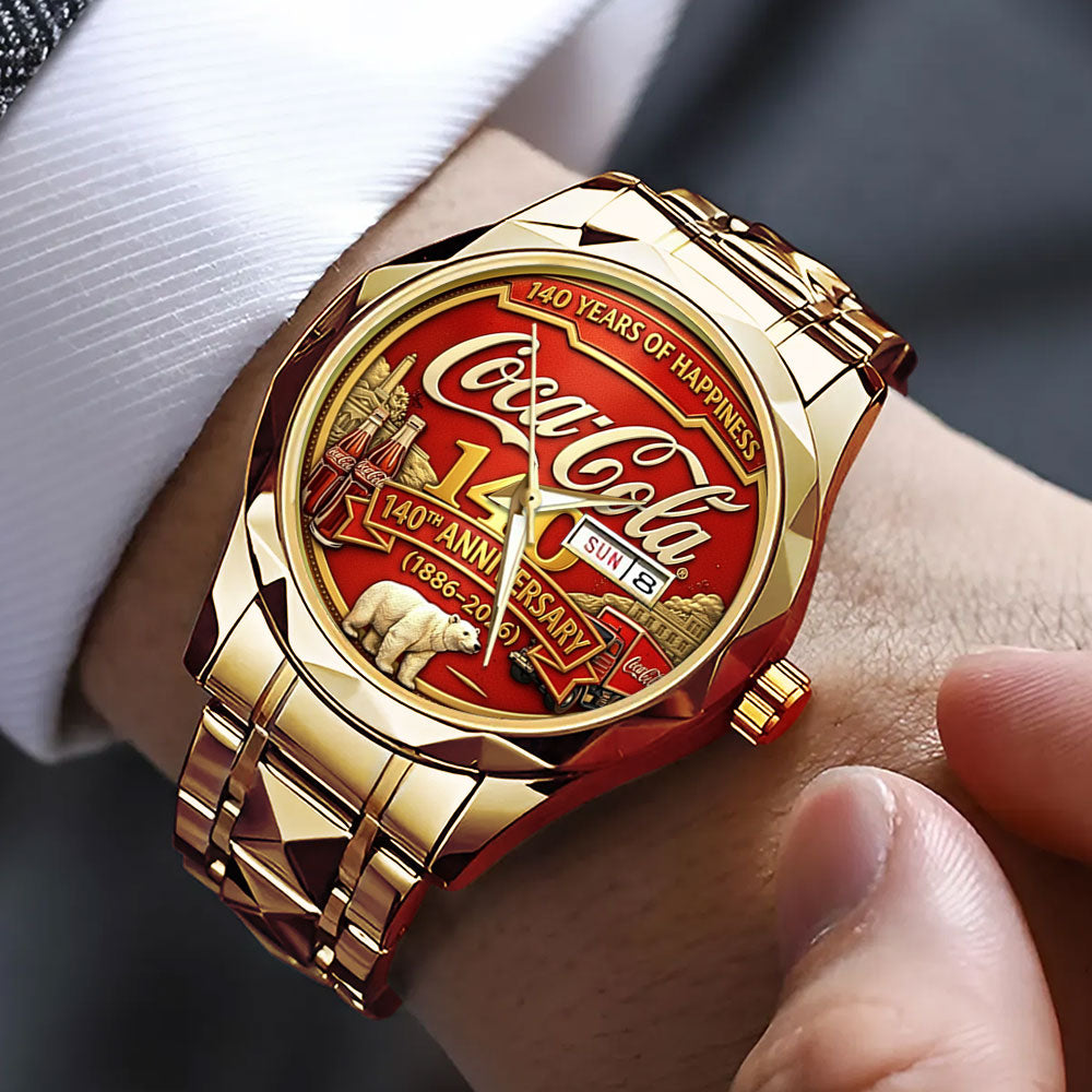 Coca-Cola 140th Anniversary 2026 Alloy Luxury Quartz Watch - TMTHU3763