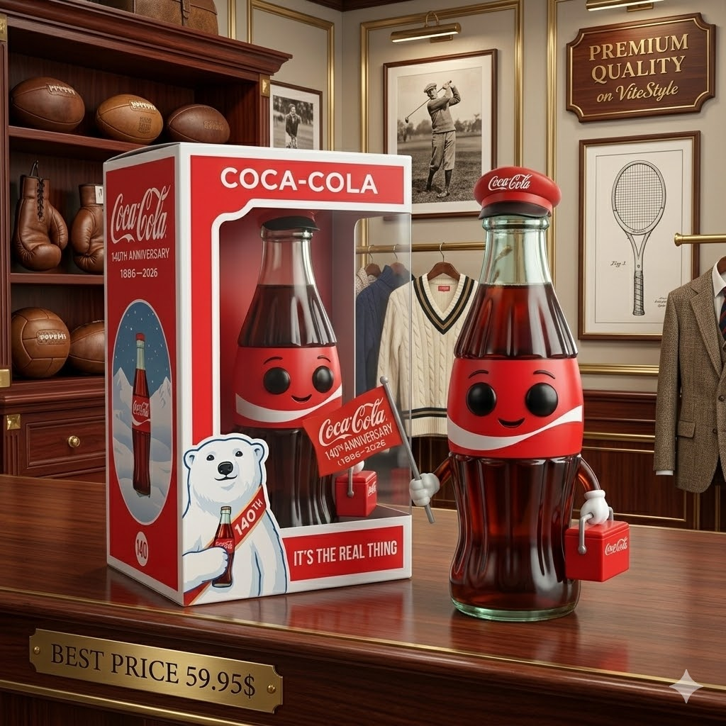 Coca-Cola 140th Anniversary Collectible Doll