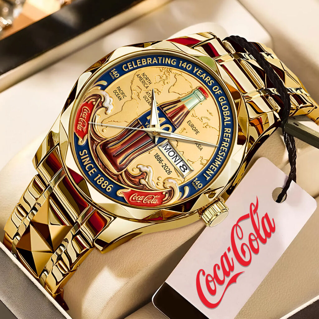 Coca-Cola 140th Anniversary Alloy Luxury Quartz Watch - TMTHU4341