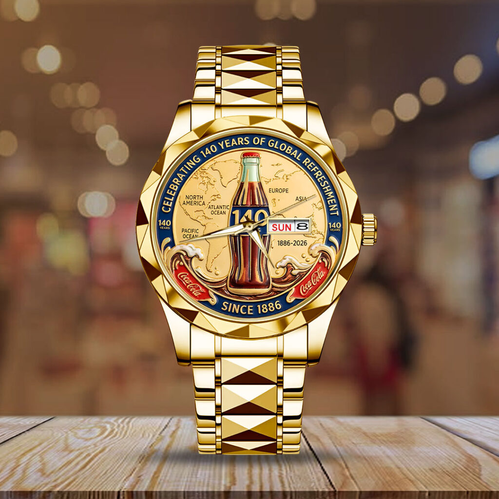 Coca-Cola 140th Anniversary Alloy Luxury Quartz Watch - TMTHU4341
