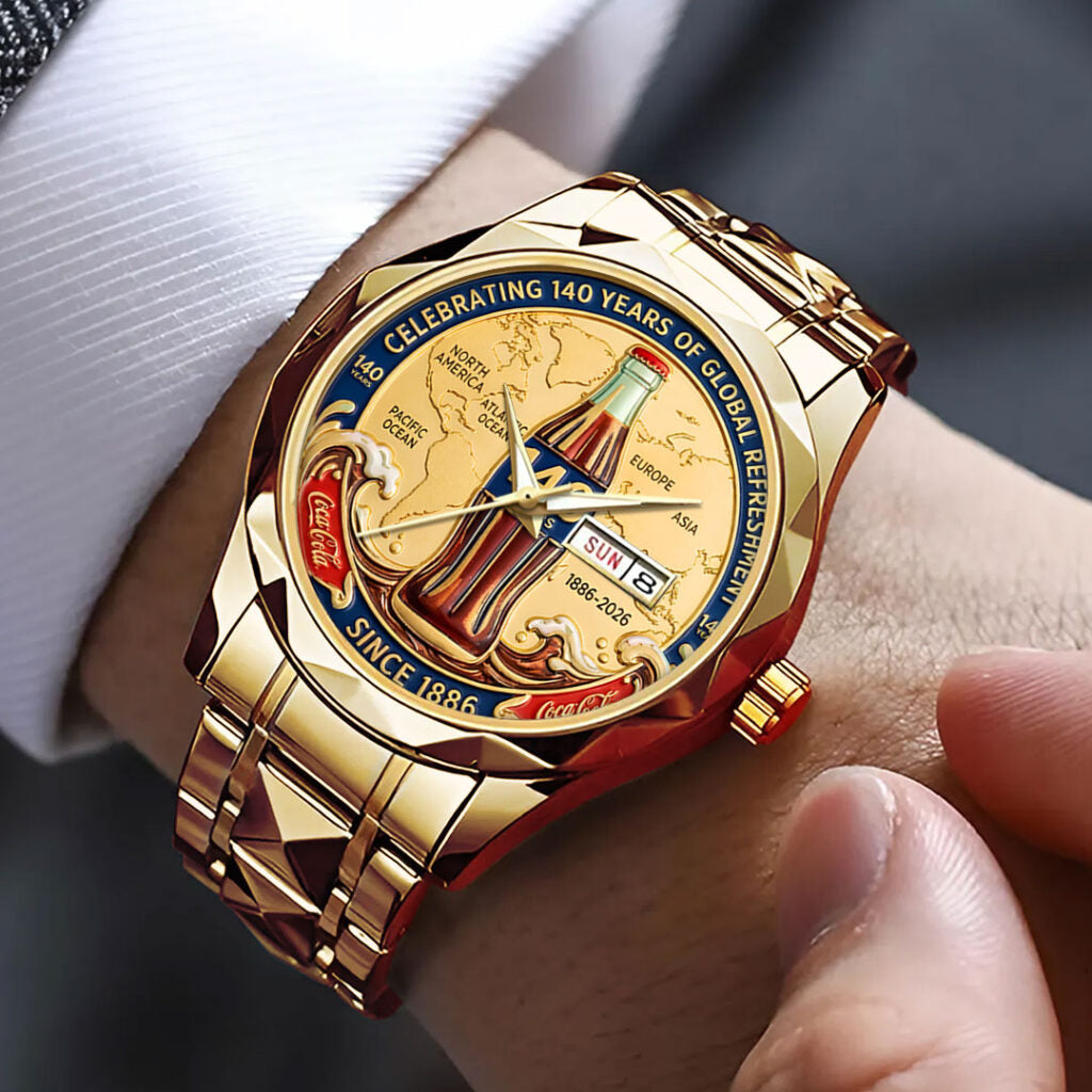 Coca-Cola 140th Anniversary Alloy Luxury Quartz Watch - TMTHU4341