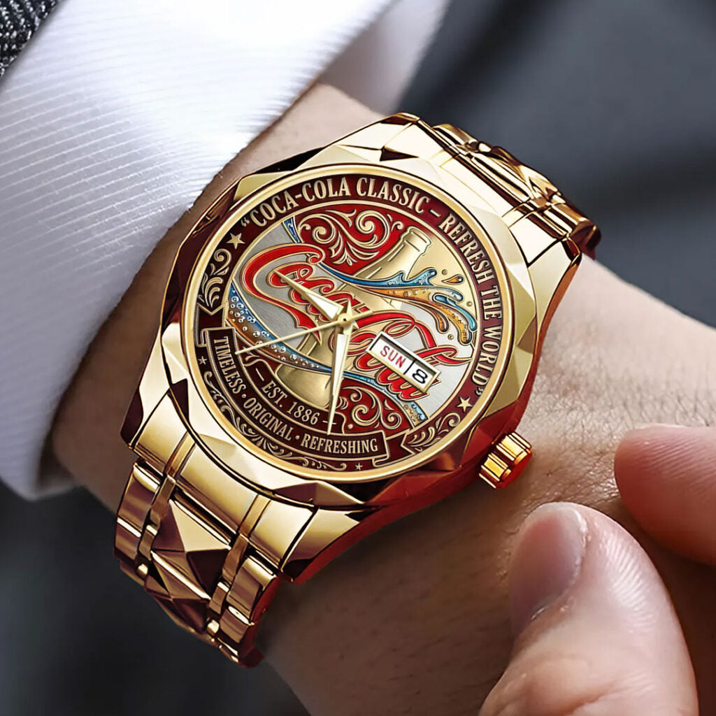 Coca-Cola 140th Anniversary Alloy Luxury Quartz Watch - TANTN21486