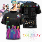 Coldplay The Scientist Tour Schedule 2024 Hoodie Shirts