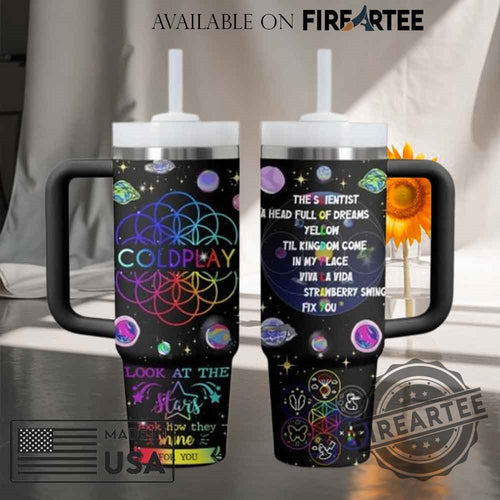 Coldplay Tumbler Look At The Stars Music Fan Gift