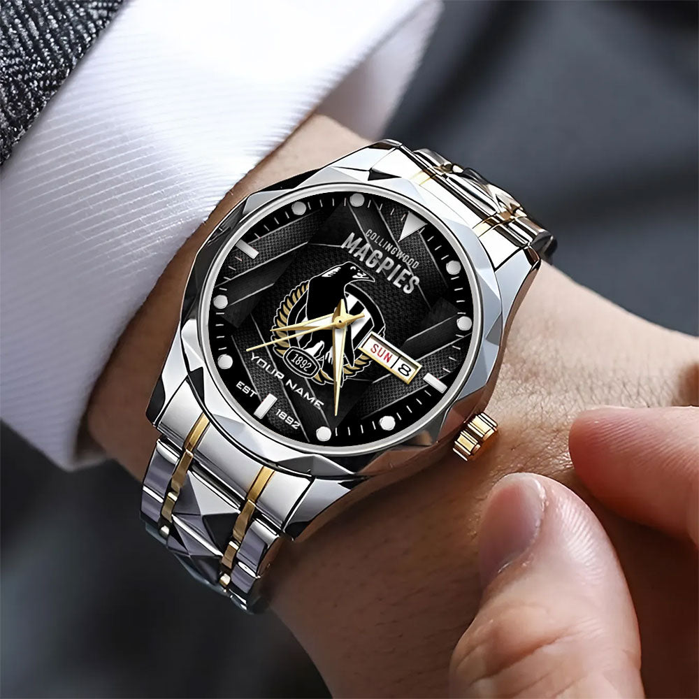 Personalized Collingwood FC Alloy Luxury Quartz Watch - TANTN20276