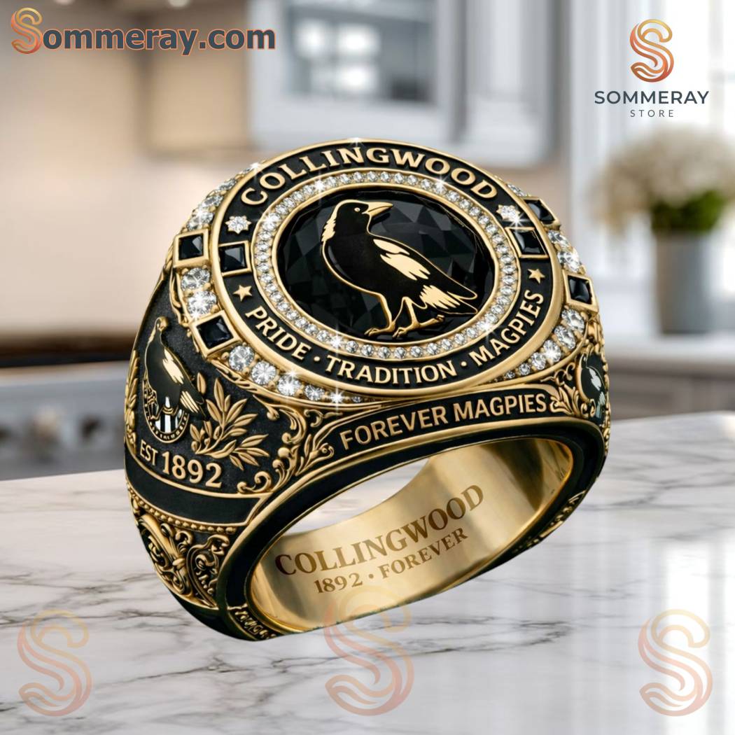Collingwood Pride Tradition Magpies Ring