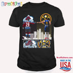 Colorado Avalanche Mix Denver Nuggets 2024 T Shirt