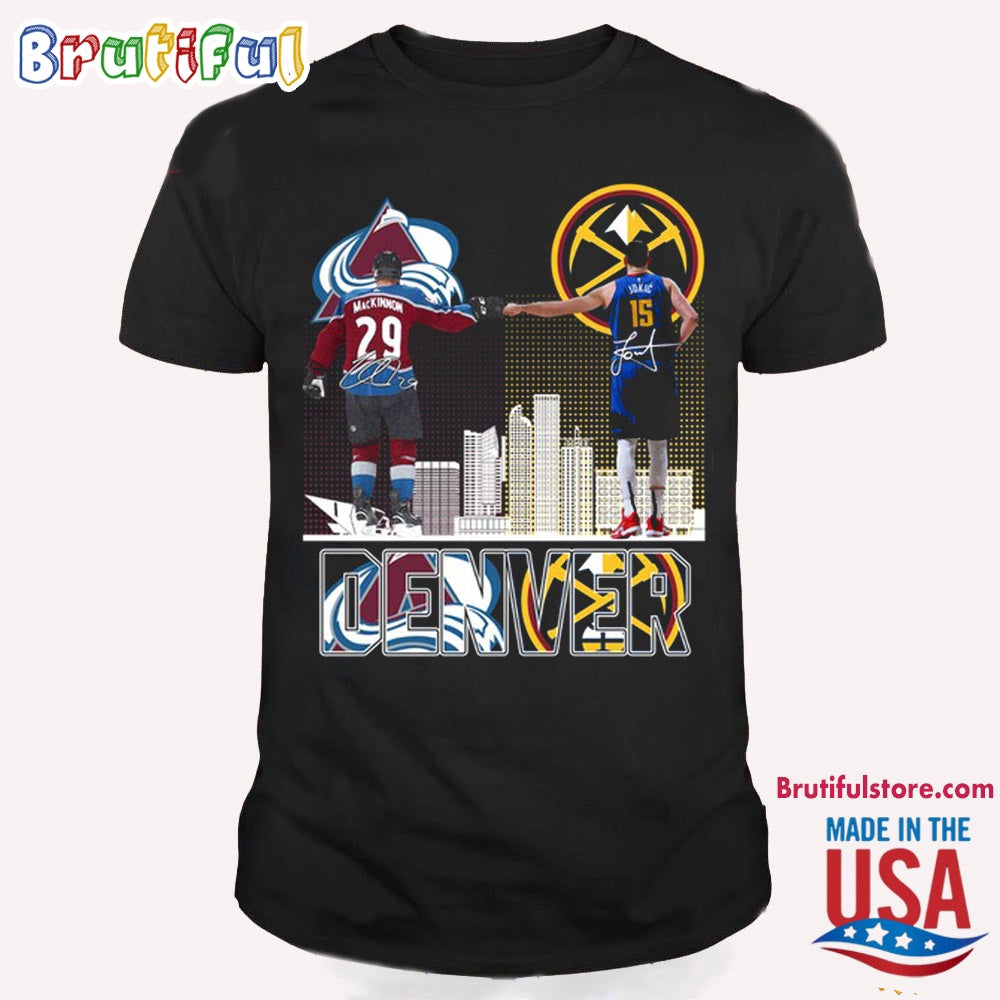 Colorado Avalanche Mix Denver Nuggets 2024 T Shirt