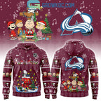 Colorado Avalanche Snoopy Christmas Hoodie Shirt