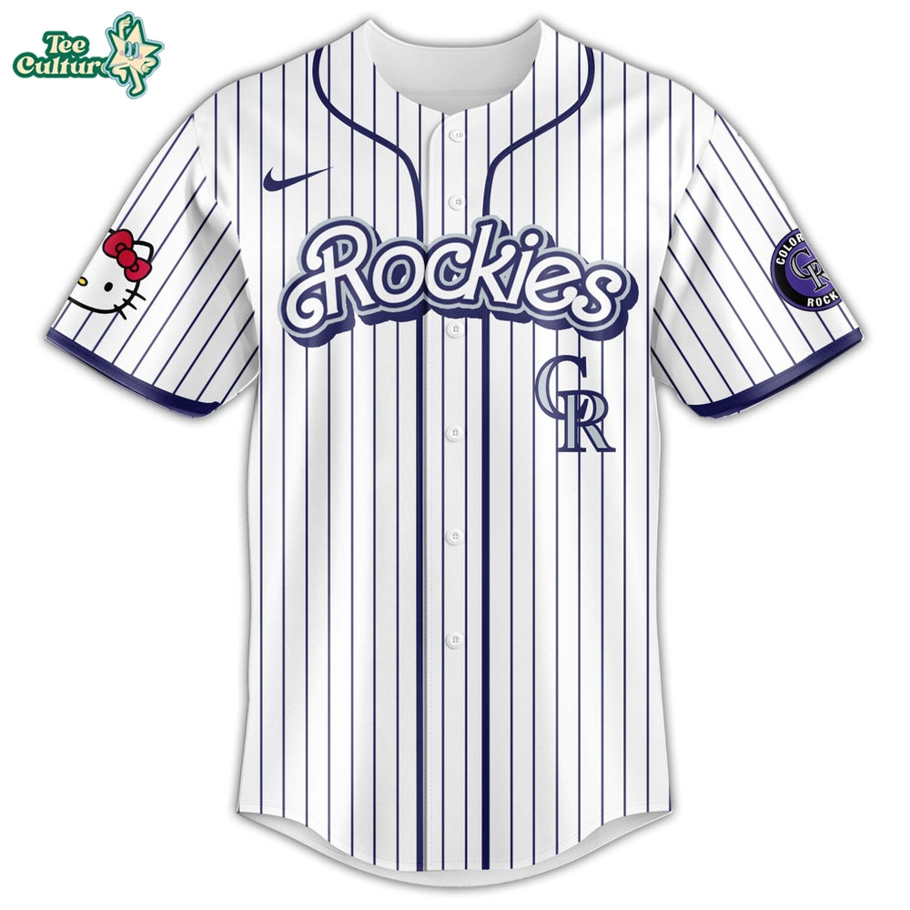 Colorado Rockies 2026 MLB Hello Kitty Celebration Jersey