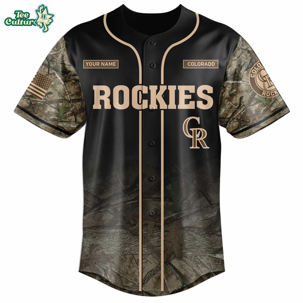 Colorado Rockies Deer Hunting Limited Edition Baseball Jersey