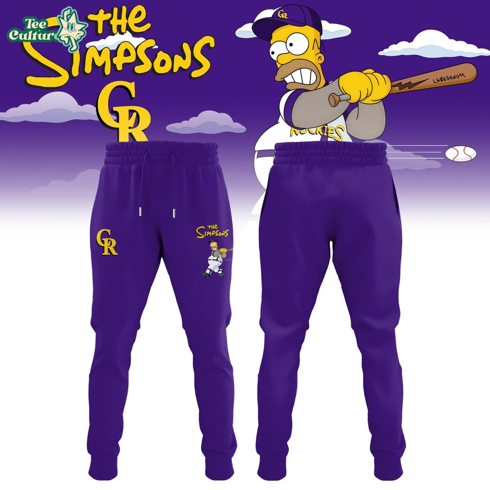 Colorado Rockies x The Simpsons 2026 Limited Edition Baseball Jersey