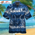 Colts Hawaiian Shirt – Tropical Palm Tree Pattern