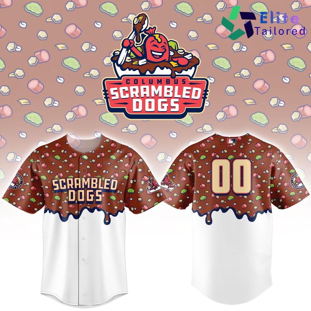 Columbus Clingstones Scrambled Dogs 2026 Custom Baseball Jersey