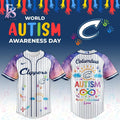 Columbus Clippers Autism Support Awareness Baseball Jersey