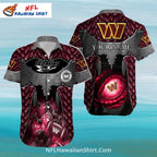 Commanders Dragon Eye Hawaiian Shirt With Bold Tribal Design