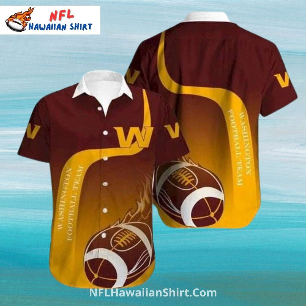 Commanders Football Graphic Hawaiian Shirt For Fans