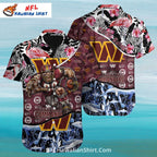 Commanders Warrior And Ocean Theme Hawaiian Shirt for Fans