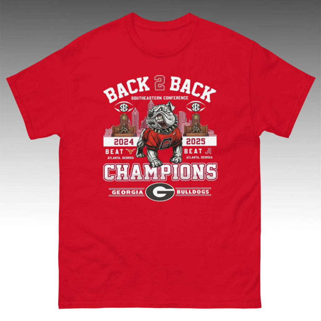 Congrats Bulldogs B2B SEC Champs 2025 Shirt