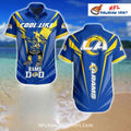Cool Like Rams Dad Los Angeles Rams Aloha Hawaiian Shirt