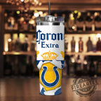 Corona Extra Indianapolis Colts Tumbler Custom Name