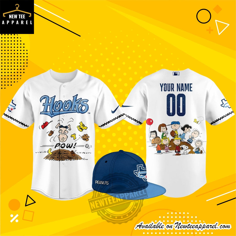 Corpus Christi Hooks X Peanuts Baseball Jersey