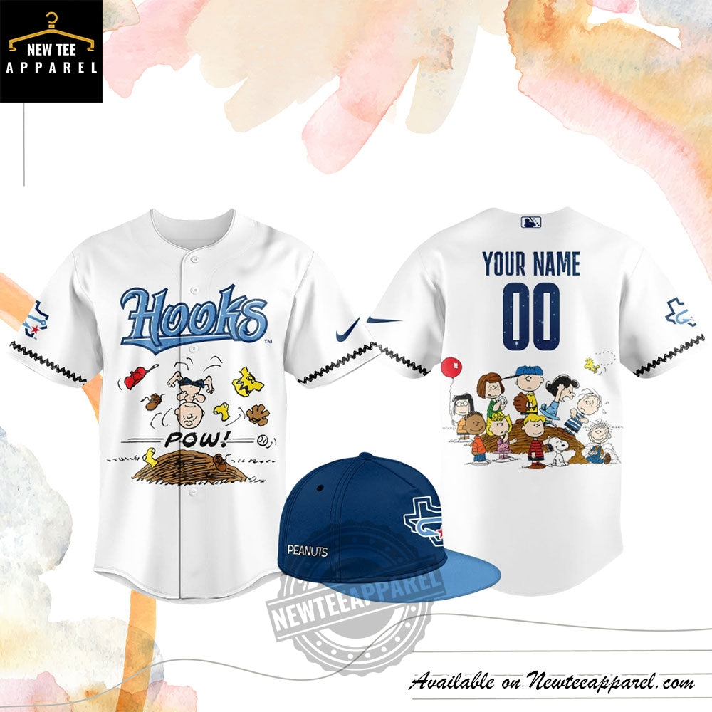Corpus Christi Hooks X Peanuts Baseball Jersey