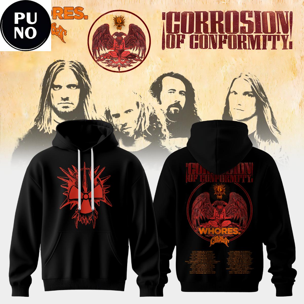 Corrosion of Conformity 2026 North American Headlining Tour Hoodie T-Shirt