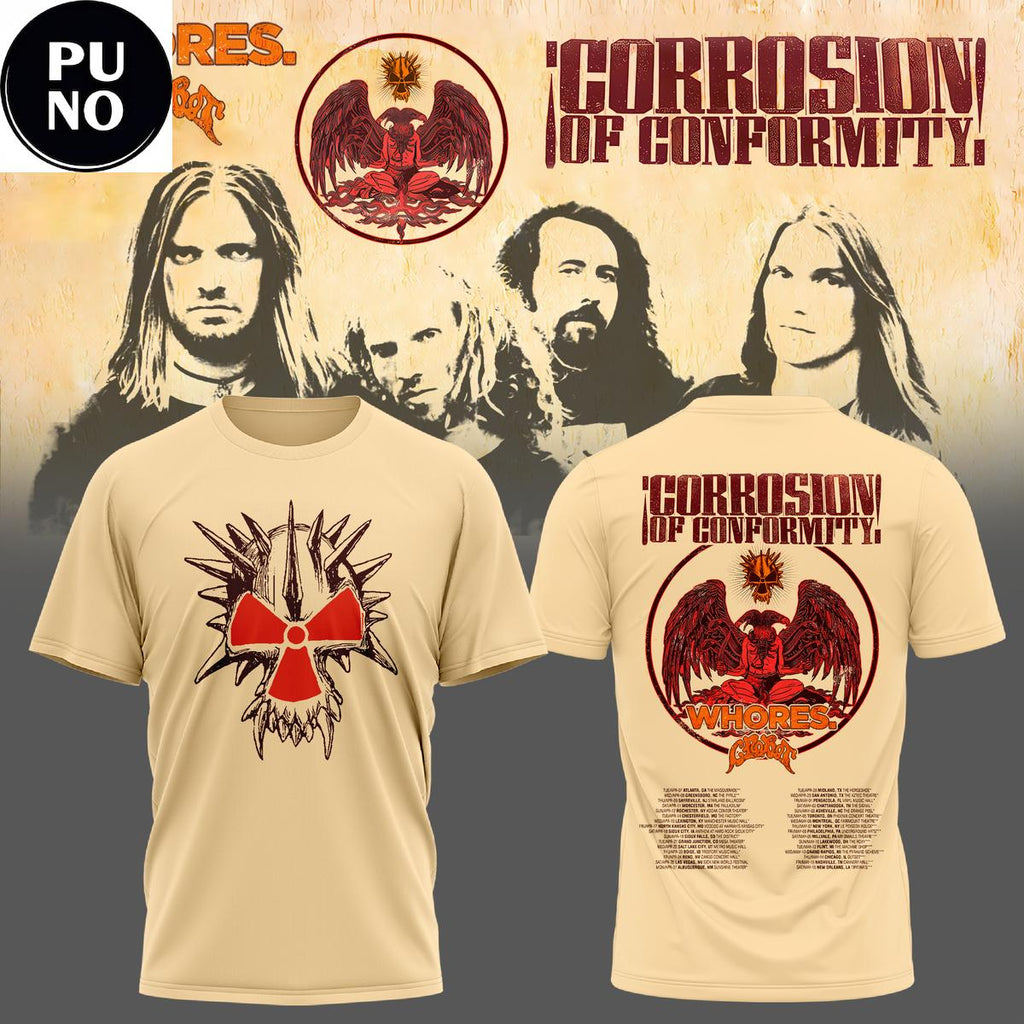 Corrosion of Conformity 2026 North American Headlining Tour Hoodie T-Shirt