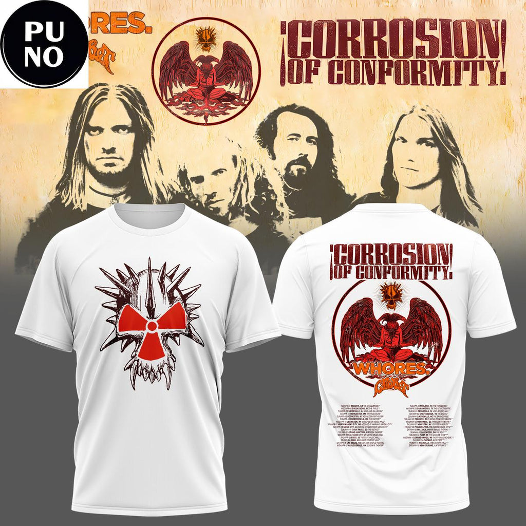 Corrosion of Conformity 2026 North American Headlining Tour Hoodie T-Shirt