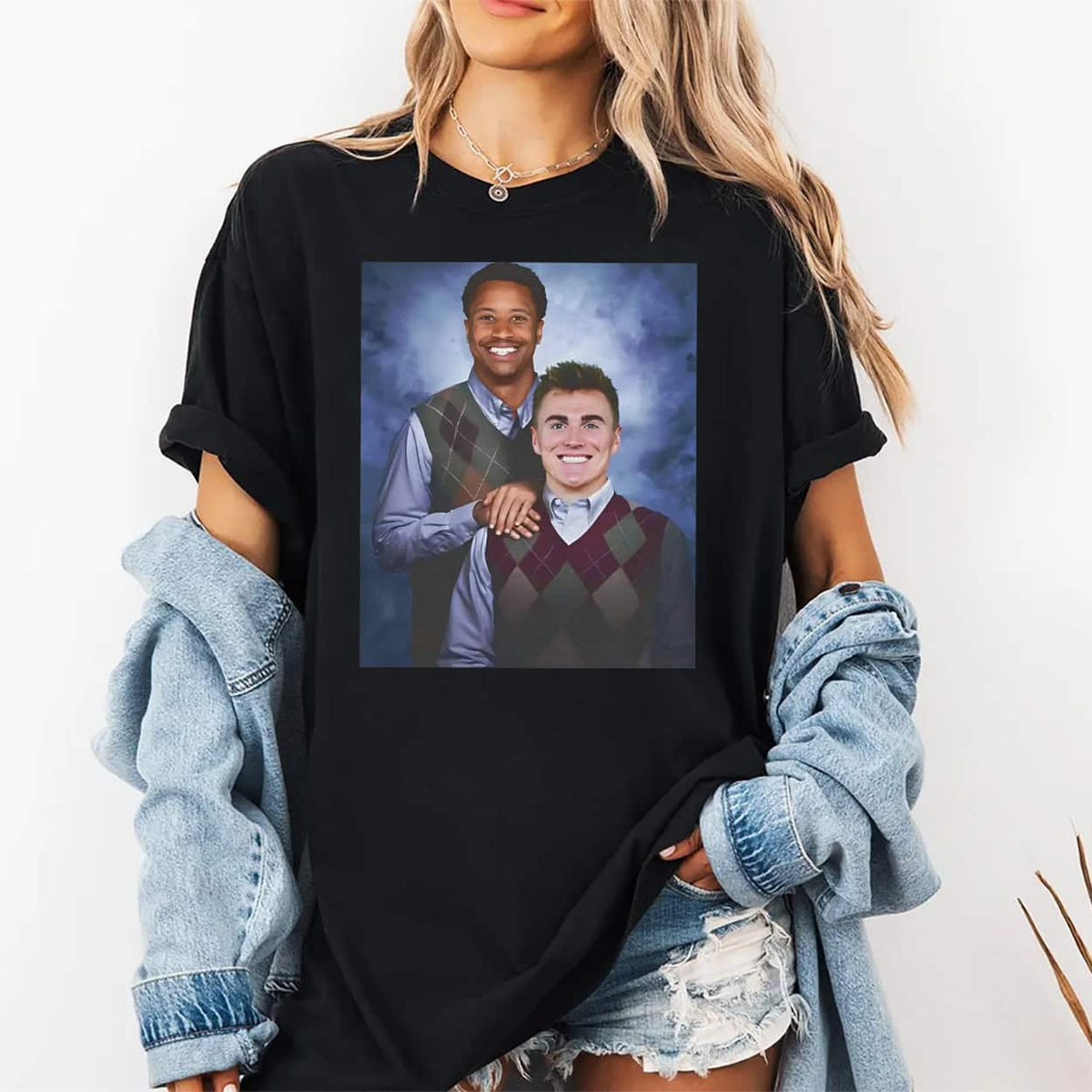 Courtland Sutton Bo Nix Step Brothers Shirt