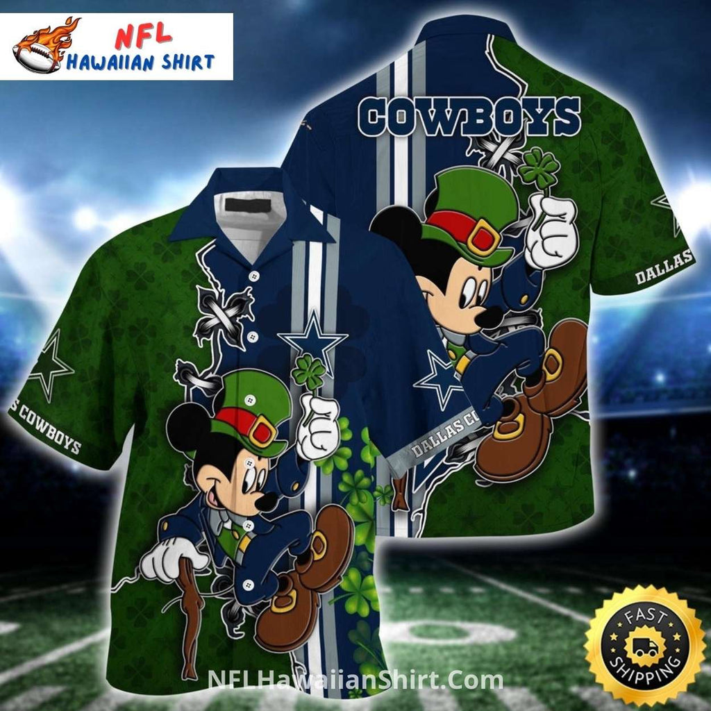 Cowboys Hawaiian Shirt – St. Patrick’s Day Lucky Theme