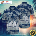 Cowboys Hawaiian Shirt – Tie-Dye Palm Tree Theme