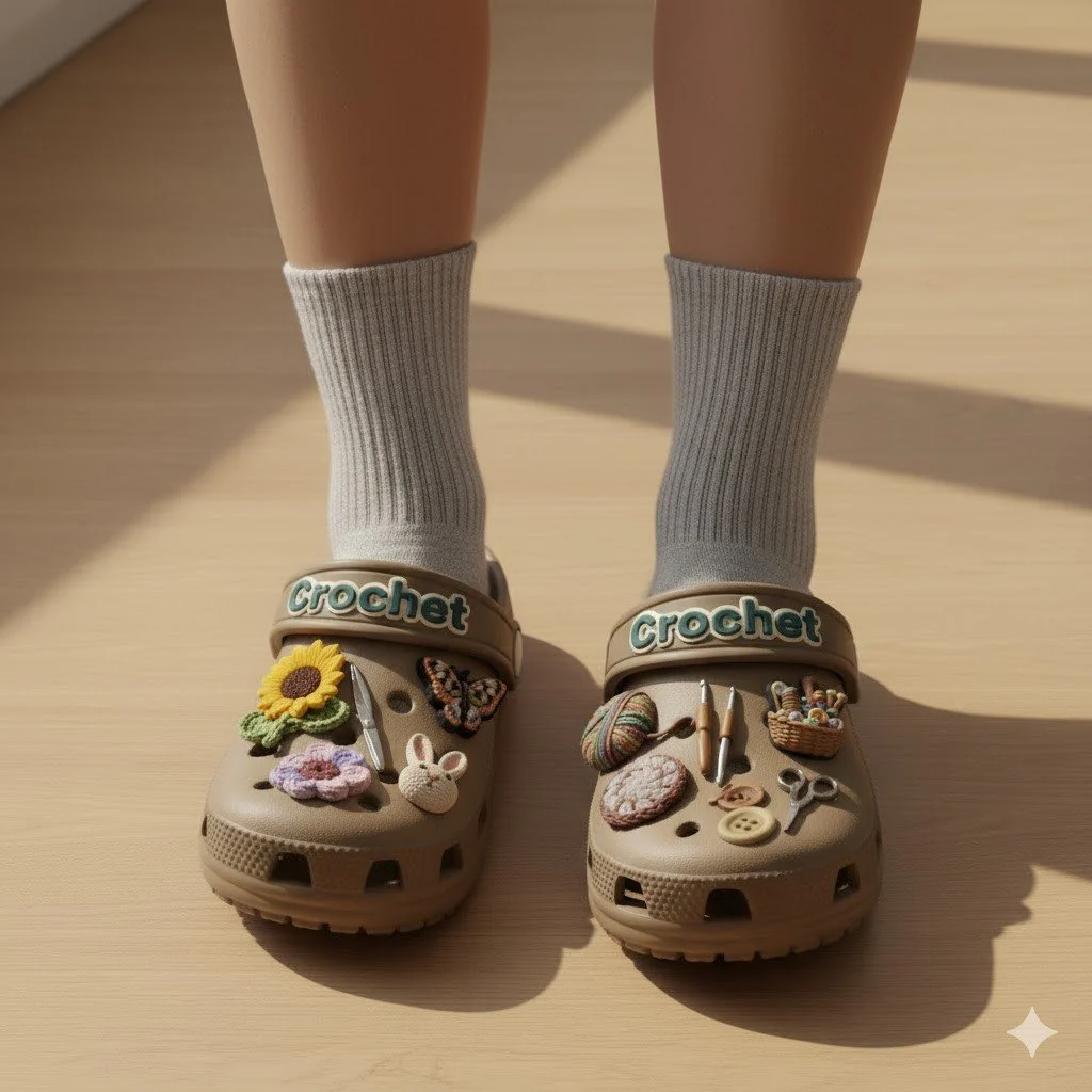 Crochet Croc Charms 2026