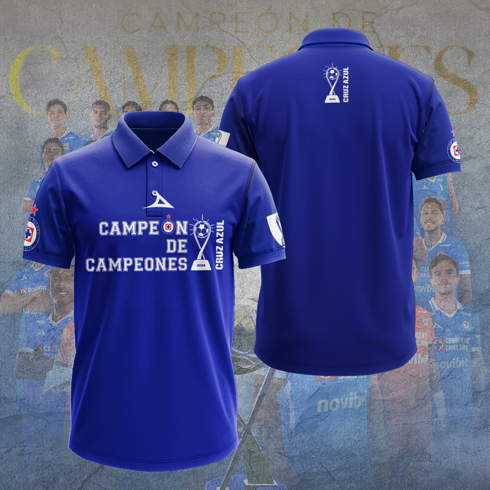 Cruz Azul Campeón de Campeones 2025-26 3D Apparel – GNE7842