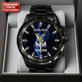 Personalized Crystal Palace FC Black Stainless Steel Watch - TANTN23558