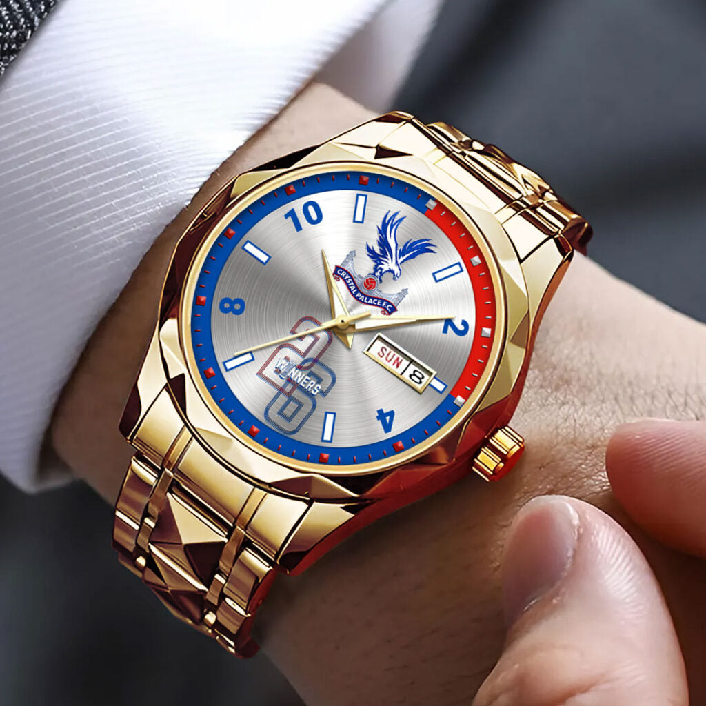 Crystal Palace FC 2026 UEFA Conference League Winners Alloy Luxury Quartz Watch - HOATT18570