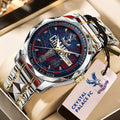 Crystal Palace FC UEFA Conference League Winners 2026 Alloy Luxury Quartz Watch - TMTHU6544