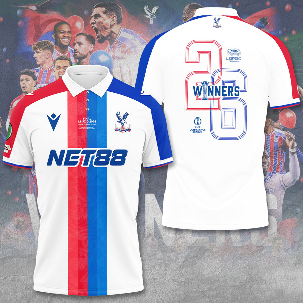 Crystal Palace FC UEFA Conference League Winners 2026 3D Apparel – TANTN22997