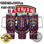 Custom Florida Panthers Tumbler Personalized 40Oz Plaid Stanley Cup