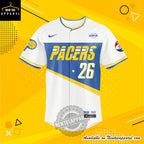 Custom Indiana Pacers Baseball Jersey