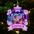 Custom Kpop Demon Hunter Ornament