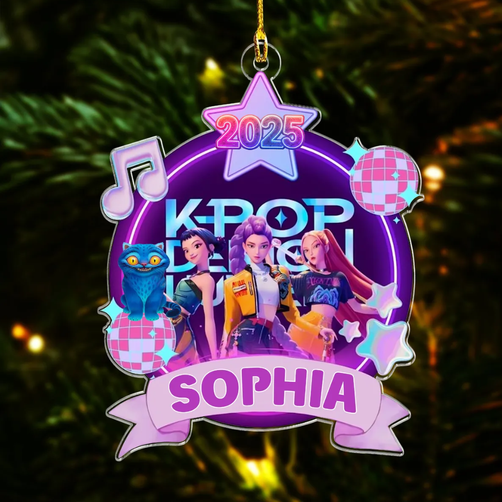Custom Kpop Demon Hunter Ornament